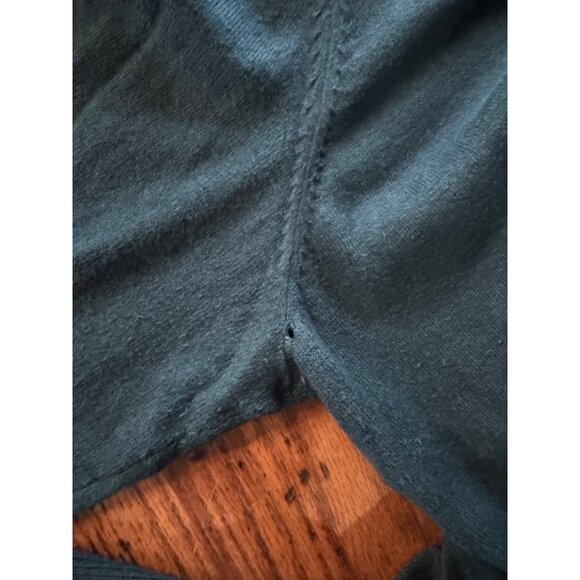 L.L.Bean Mens V-Neck Sweater XXL Tall Green Cotton & Cashmere Blend - Picture 8 of 8